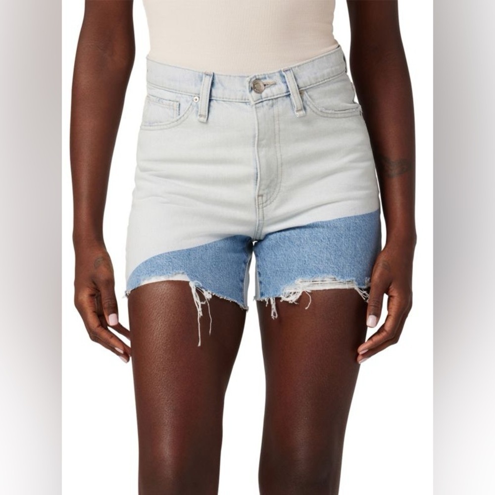 HUDSON Women's Devon High-Rise Boyfriend Short Size 29